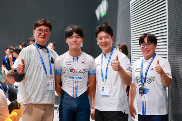김지찬·강병호, 세계스피드선수권대회서 '금빛 질주'